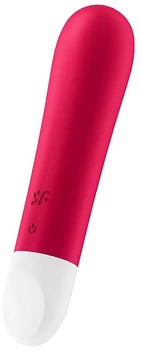 Віброкуля Satisfyer Ultra Power Bullet 1 10.7 х 2.5 см Червона (4061504009582)
