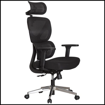 Крісло Mealux D1 Air Fabric Black (арт. HF-D1 F/B)