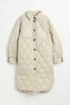 Куртка демісезонна жіноча H&M 202417-4 XL(175/116) бежевий (2024170006)