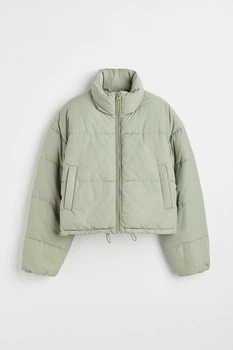 Куртка демісезонна жіноча H&M 210576-4 2XS(160/76) зелений (2105760001)