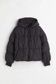 Куртка демісезонна жіноча H&M 202442-4 XS(160/80) чорний (2000004784362)