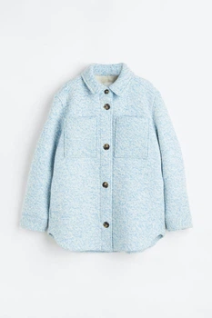 Куртка-сорочка жіноча H&M 205928-4 XS(160/80) блакитний (2059280002)