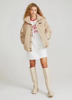 Куртка демісезонна жіноча H&M 202437-4 2XS(160/76) бежевий (2000005002953)
