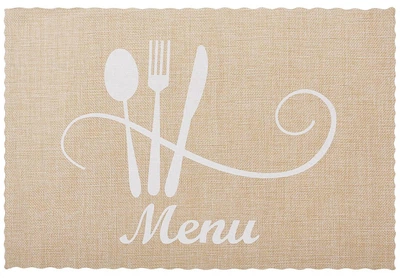 Набор (3 шт) салфетка сервировочная (плейсмат) Kitchen, 445-132 Песочный, 29.5*45см