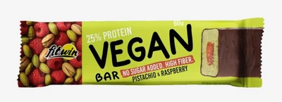 Протеиновый батончик FitWin Vegan Bar 60 г Фисташка – Малина
