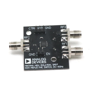 Коммутатор радиовходов HMC849 SPDT, 1×2 RF switch, 0,1–6ГГц, высокочастотный переключатель сигнала SMA