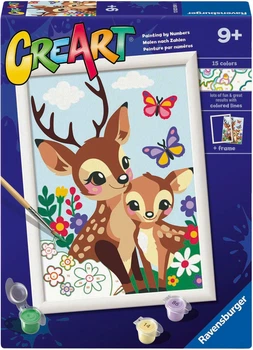 Malowanie po numerach Ravensburger CreArt Happy Deer 12023059 (4005555230595)