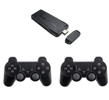 Ігрова ТВ-приставка M8 mini 4K на Android TV із вбудованим емулятором ретро-ігор та джойстиками