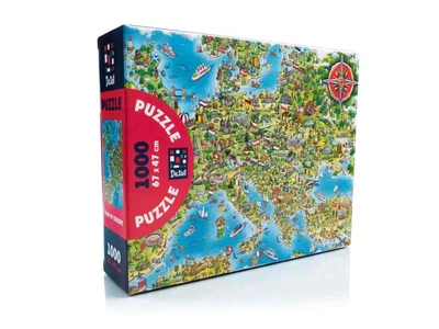 Пазли VLADI TOYS De.tail Мапа Європи DT1000-16