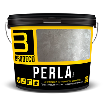 Перламутровая штукатурка с металлическим блеском Brodeco Perla 10кг