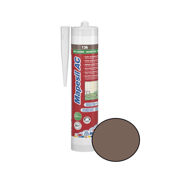 Силиконовый герметик Mapei Mapesil AC №136 гончарная глина 310мл