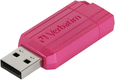 Флеш пам'ять Verbatim PinStripe 128 GB USB 2.0 Pink (23942494607)