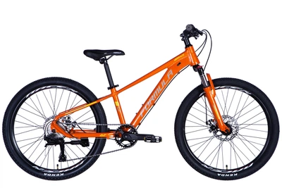 Велосипед Formula AL 24" ZEPHYR 3.0 AM DD CS 12" 2026 Оранжевый (OPS-FR-24-449)