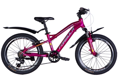 Велосипед Formula AL 20" BLACKWOOD AM Vbr FR 11" 2026 Малиновый (OPS-FR-20-106)
