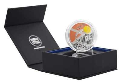 Монета Франція 10 євро 2025 Срібло Proof Теніс – Відкритий чемпіонат Франції з тенісу – 100 років Ролан Гаррос