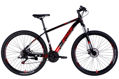 Велосипед Space AL 29" MERCURY AM DD FR 18" 2026 Черно-красный (OPS-SP-29-172)