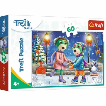 Пазли 60 елементів Зима в Трефліксі Trefl