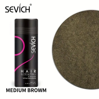 Камуфляж для волос Sevich Medium Brown креатиновые волокна 25 г