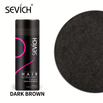 Камуфляж для волосся Sevich Dark brown креатинові волокна 25 г