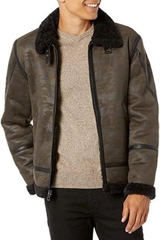 Куртка GUESS Men's Faux Shearling Jacket XL