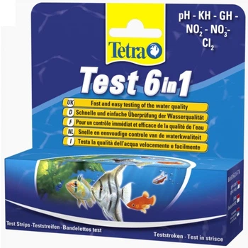 Набор индикаторных тестов для воды Tetra Test 6in1 25шт 175488