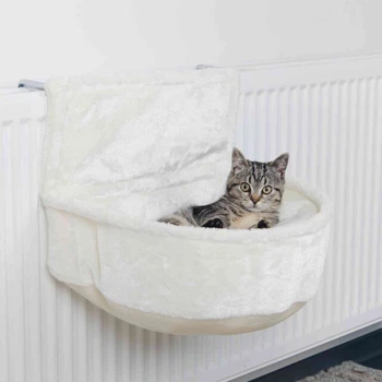 М'яке підвісне місце для кішок на радіатор Trixie Cuddly Bag for Radiator 45х13х33см 43140