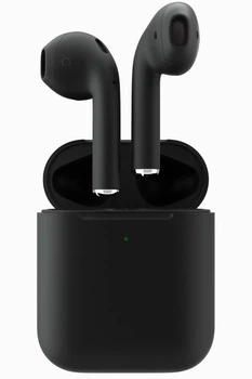 Беспроводные наушники LEXEGO Air 2 Black Edition (2 поколение) блютуз с возможностью беспроводной зарядки и датчиком уха ap2gbj