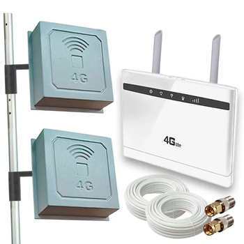 4G Wi-Fi комплект (Роутер CP-100-3 + Антенна 34ДБ)
