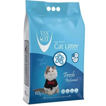 Бентонитовый наполнитель VanCat Fresh для кошачьего туалета, 10 кг