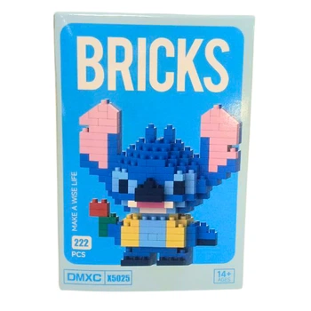 Конструктор 3D Blocks Bricks Стіч, 222 деталі X-5025