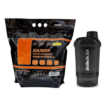 Гейнер Gainer Rapid Anabolic Growth Formula BioLine Nutrition 3 кг вкус Банан + Шейкер
