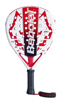 Ракетка для падела, падел-тенниса Babolat 2025 Technical Viper Juan Lebrón, белая с красным