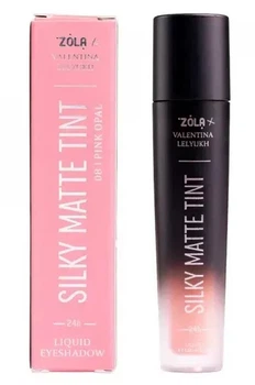 Жидкие тени для век ZOLA x Valentina Lelyukh Silky Matte Tint 08 Pink Opal 3.2 мл