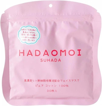 Тканинна маска зі стовбуровими клітинами Kor Japan Hadaomoi Face Mask 30 шт (4571365221974)