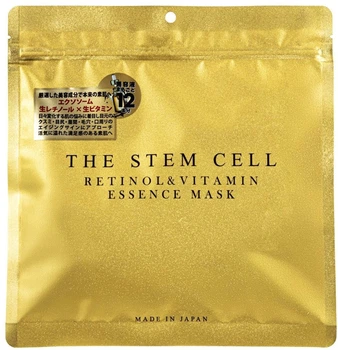 Тканинна маска з ретинолом та вітамінами Kor Japan Retinol & Vitamin Essence Mask 30 шт (4571365223213)