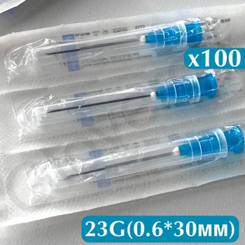 Игла инъекционная 23G (0,6x30 мм) ALEXPHARM одноразовая стерильная, 100 шт.