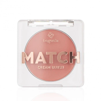Кремовые румяна для лица Bogenia Match Cream Blush, 002 розово-коричневый, 3 г