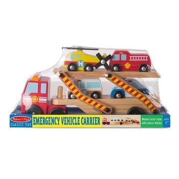 Деревянный набор транспорта "Перевозчик-трейлер" MelissaandDoug MD14610