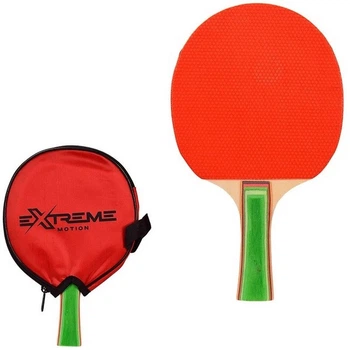 Ракетка для настольного тенниса червона Extreme Motion Gemini Sport TT2110