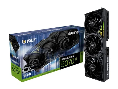 Відеокарта GF RTX 5070 Ti 16GB GDDR7 GamingPro V1 Palit (NE7507T019T2-GB2031Y)
