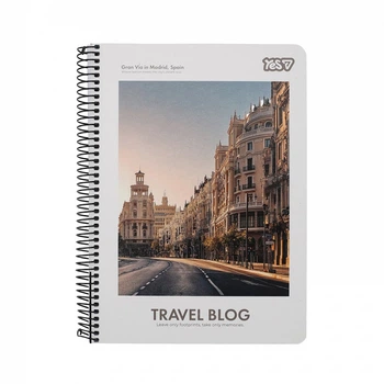 Тетрадь на спирали А5 80 листов Travel,,клетка 152288