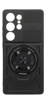 Чохол-накладка Hybrid New + Big Ring для Samsung S24 Ultra SM-G928B Black