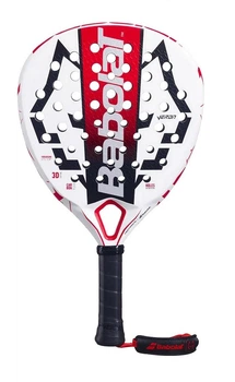 Ракетка для падела, падел-тенниса Babolat 2025 Technical Veron Juan Lebron, белая с черным