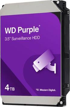 Жорсткий диск Western Digital Purple 4TB 5400 RPM 128MB WD44PURZ 3.5" SATA III (718037905778)