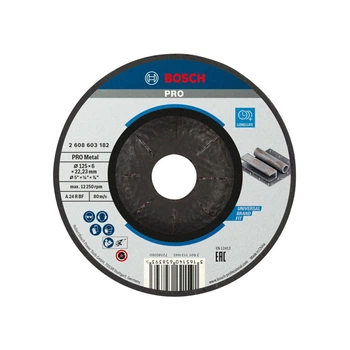 Круг зачистной по металлу Bosch Standard 2608603182 125*6*22,23 мм