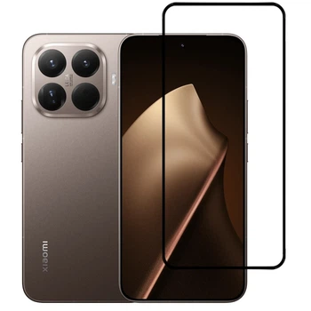 Защитное стекло TDG 9D для Xiaomi 15T Pro полная проклейка черный
