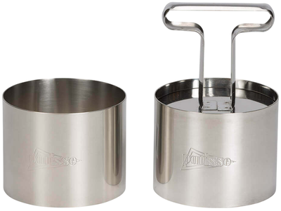 Набір двох кілець PATISSE для тіста сталеві з штовхачем 7 см (8712187021038)