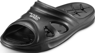 Шльопанці Aqua Speed FLORIDA розмір 41 Чорний взуття для моря, пляжу, басейну, плавання