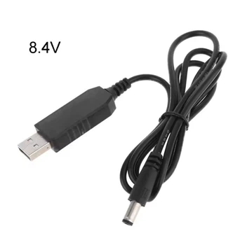 Кабель USB DC 8.4V (повышающий) для зарядки аккумуляторов кораблика