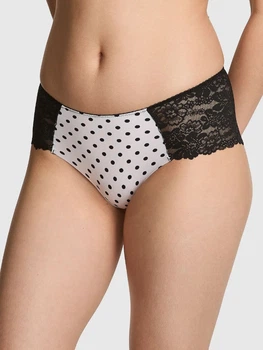 Трусики бразиліана жіночі Victoria's Secret 782220477 S Чорний/Білий (1159846092)